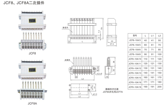 低压开关柜二次插件