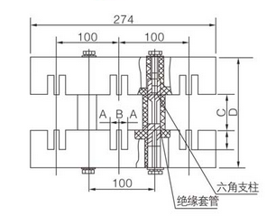 低压开关柜母线夹