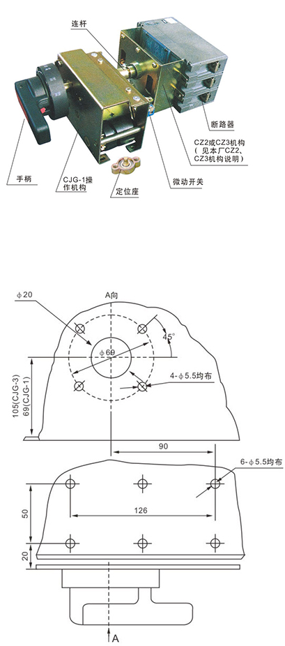 低压开关柜操作机构