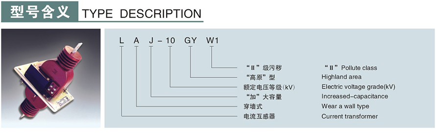 LAJ-10GYW1型电流互感器