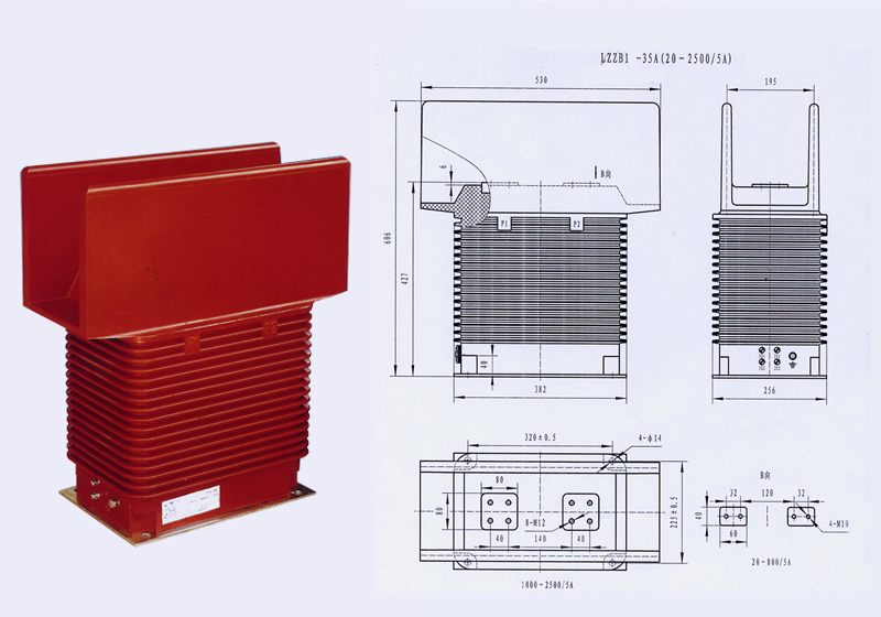 LZZB1-35A型电流互感器
